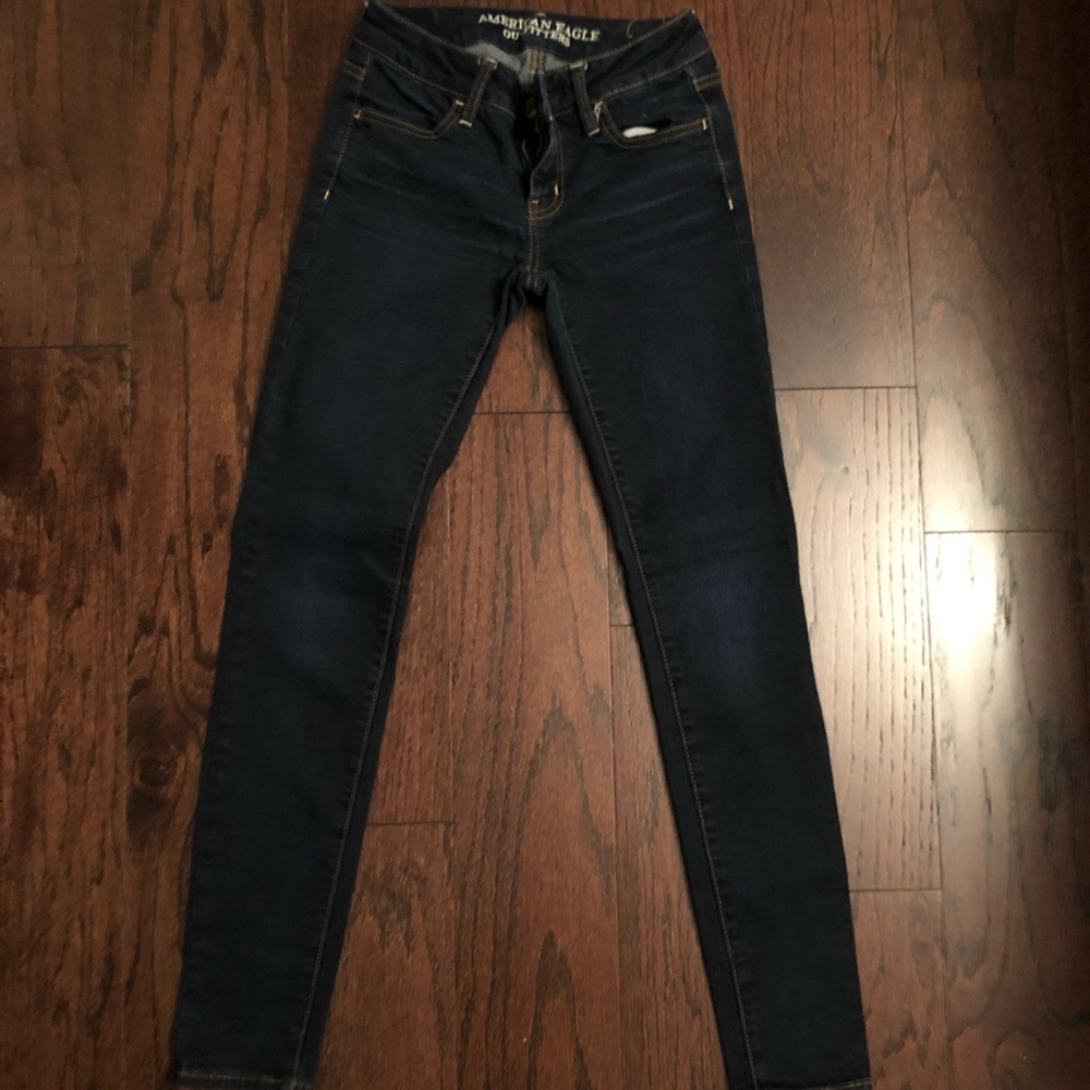 American Eagle Dark Wash Super Stretch Jegging